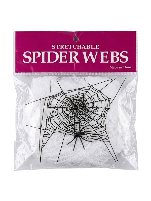 Halloween - White Spider Web Netting