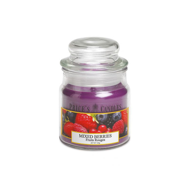 Prices S Scented Candle Jar 100G Burntime 30H Mixed Berries