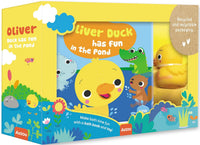 My First Bath Book and Toy Oliver Duck - Pond Fun for Babies