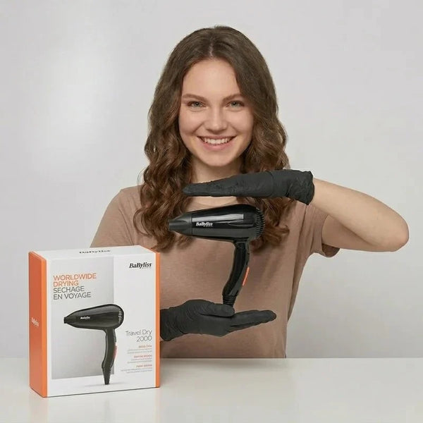 Babyliss Hair Dryer Travel Floding Handle 2000 Watt
