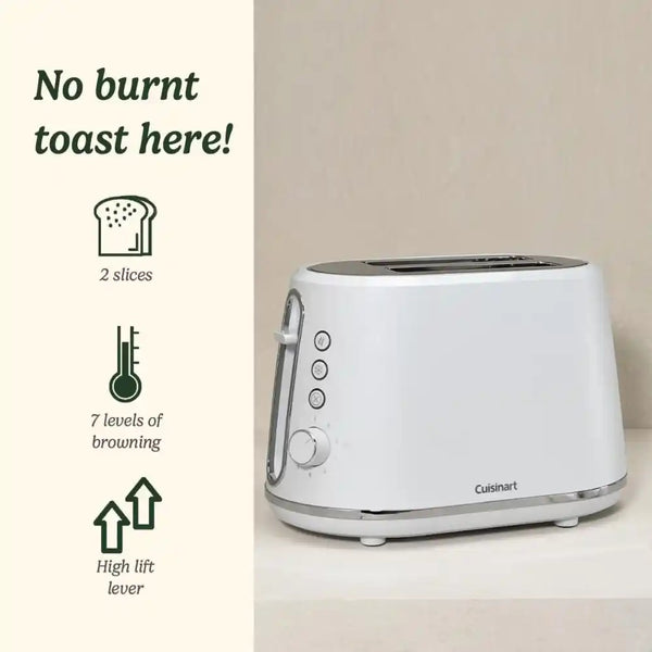 Cuisinart - Toster 2-slice warm white