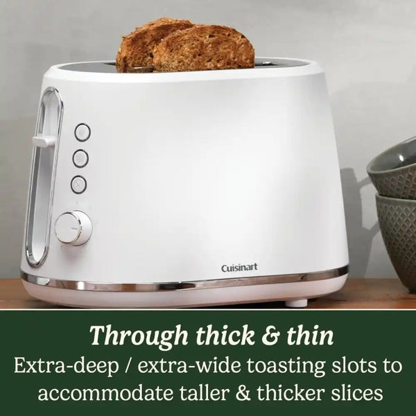 Cuisinart - Toster 2-slice warm white