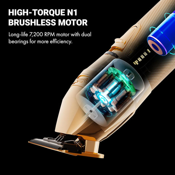 Babyliss Pro Clipper 8 Attachments Gold
