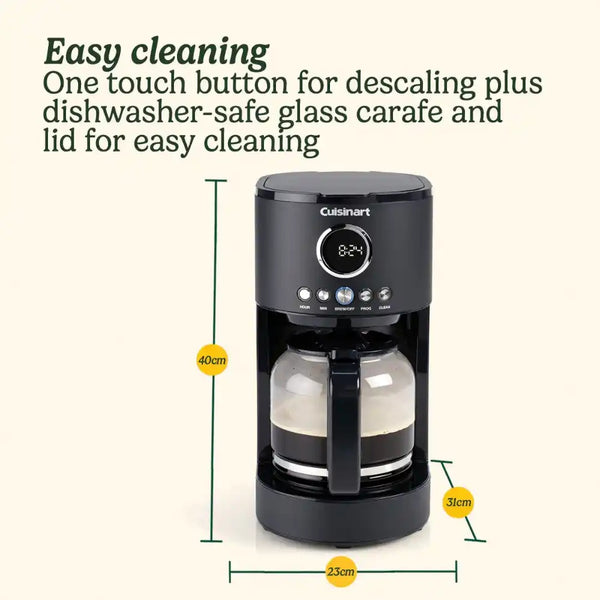 Cuisinart - Cuisinart drip coffee 1.8l timer slate
