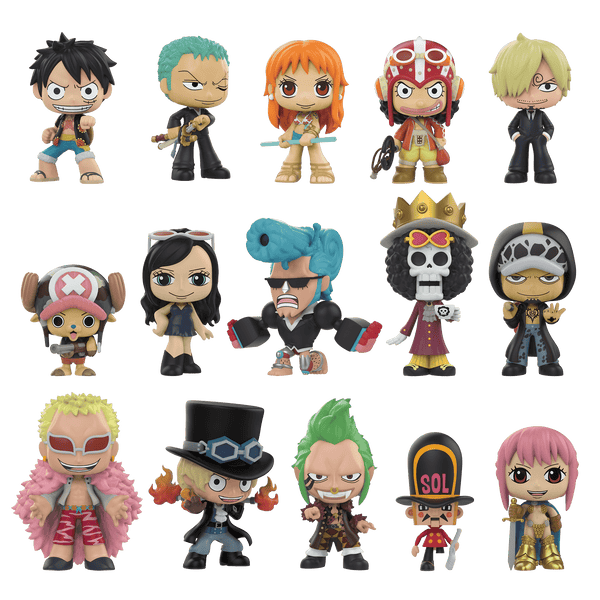 Funko - Mystery Minis! Animation: One Piece-12 Pcs- PDQ