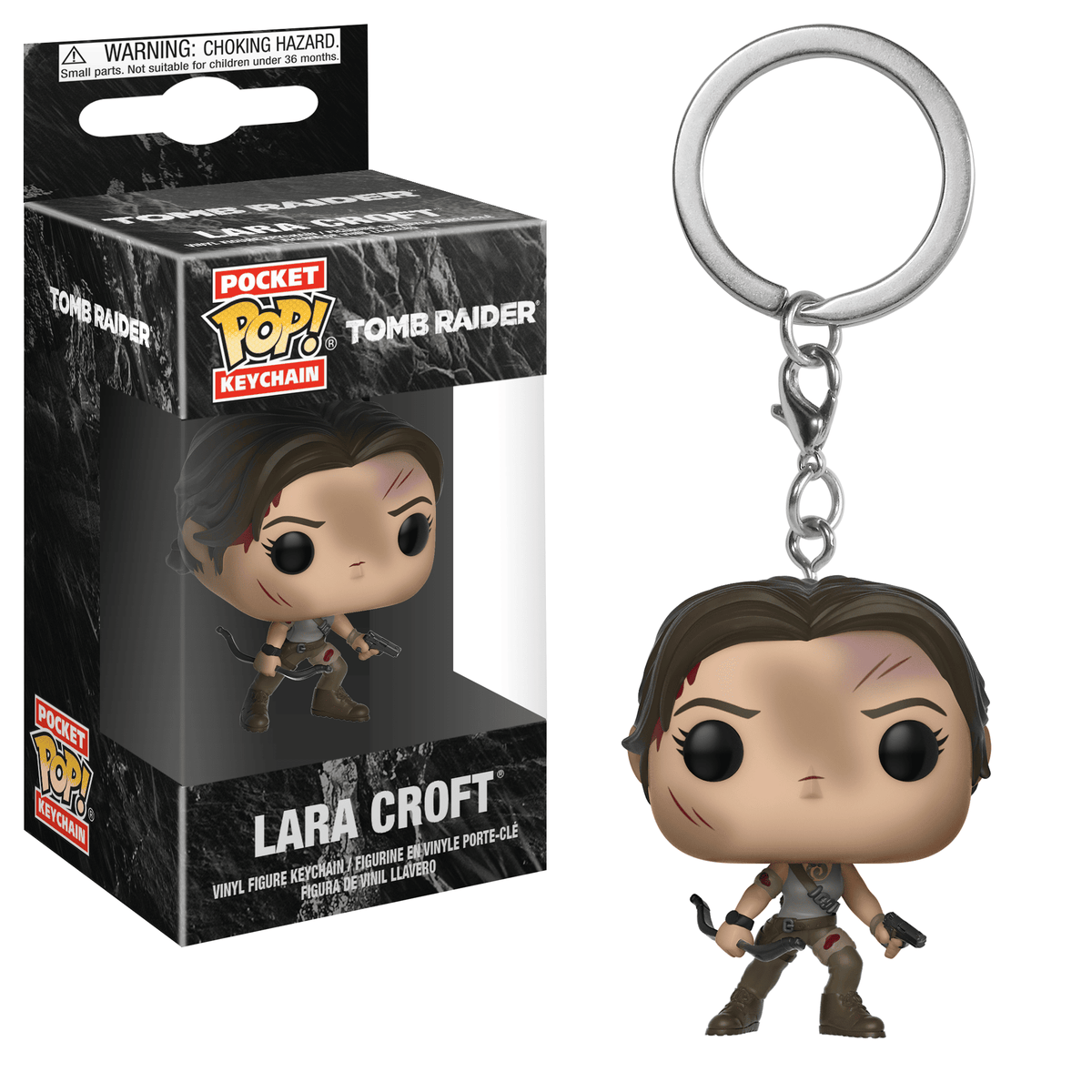 Funko Pocket Pop Keychain Tomb Raider Lara Croft Vinyl Figure Key Ring