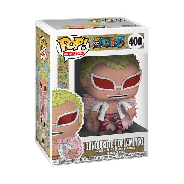 Funko Pop Animation One Piece Donquixote Doflamingo #400 Vinyl Figure, 3.75 in