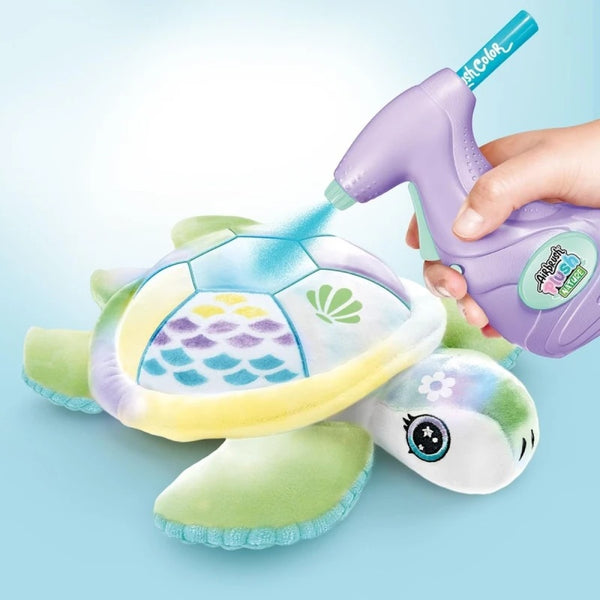 Canal Toys AIRBRUSH PLUSH NATURE - GREEN TURTLE