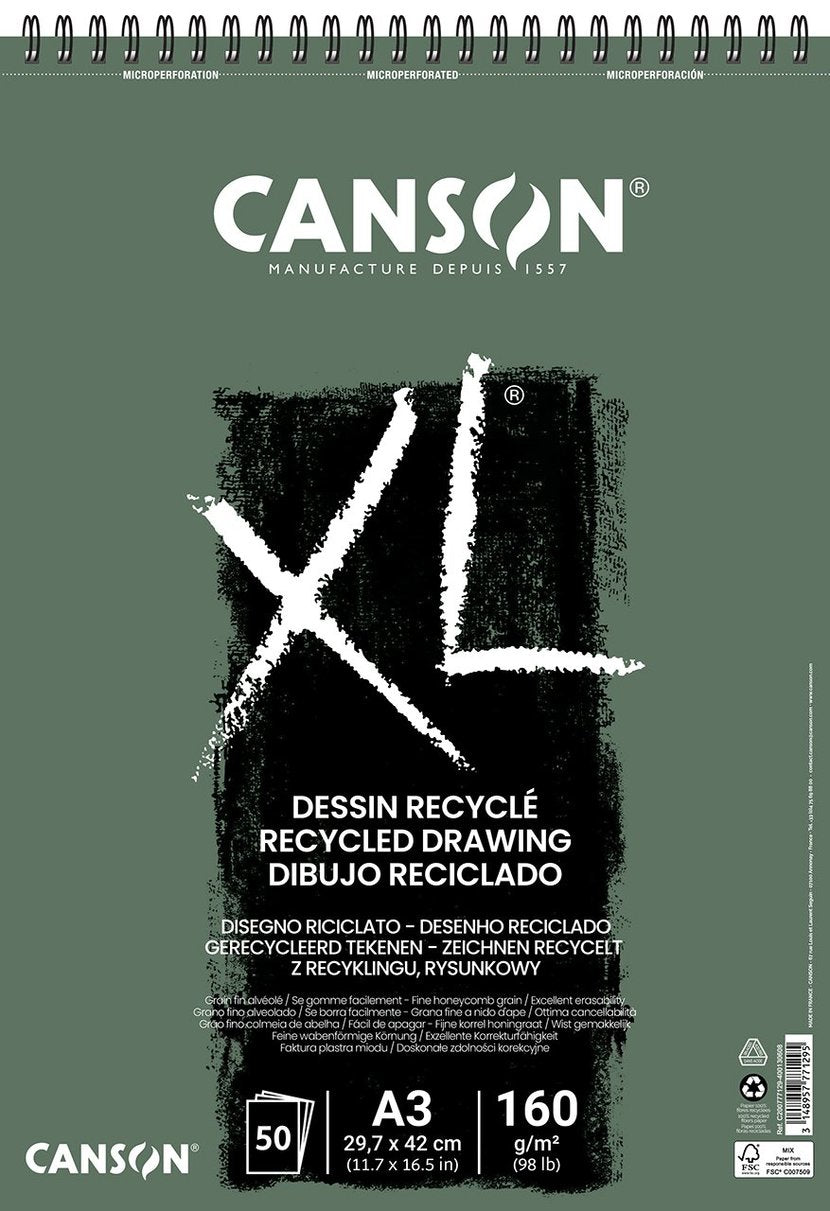 Canson Xl Recycled A3 160 G 50 Sh Sp