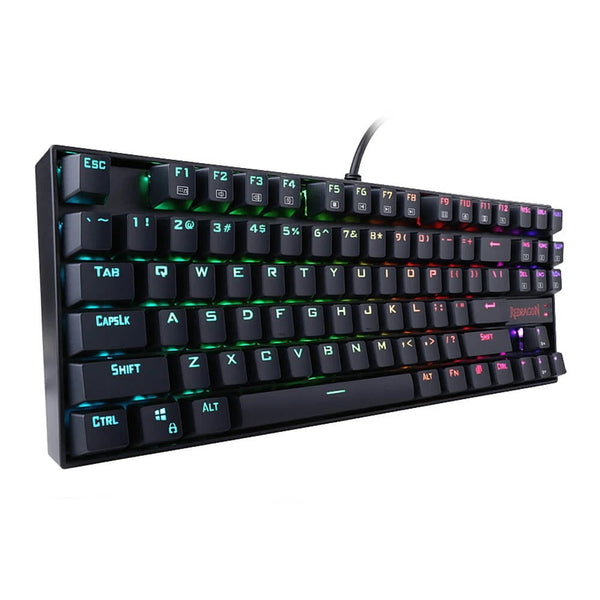 Redragon Kumara K552 RGB TKL Mechanical Keyboard - Blue Switch Black