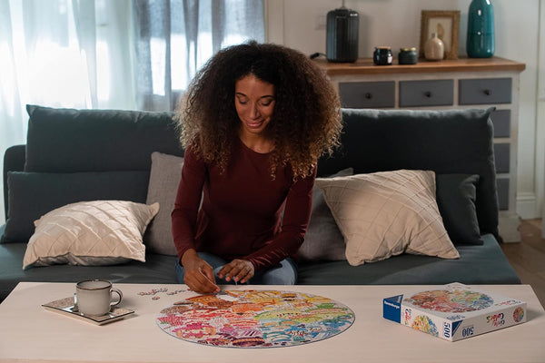 Ravensburger - Circle of Colors - Donuts Puzzle, 500 Pcs