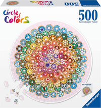 Ravensburger - Circle of Colors - Donuts Puzzle, 500 Pcs