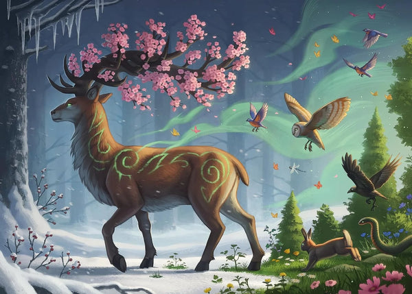 Ravensburger - Deer of Spring 1000 Pcs