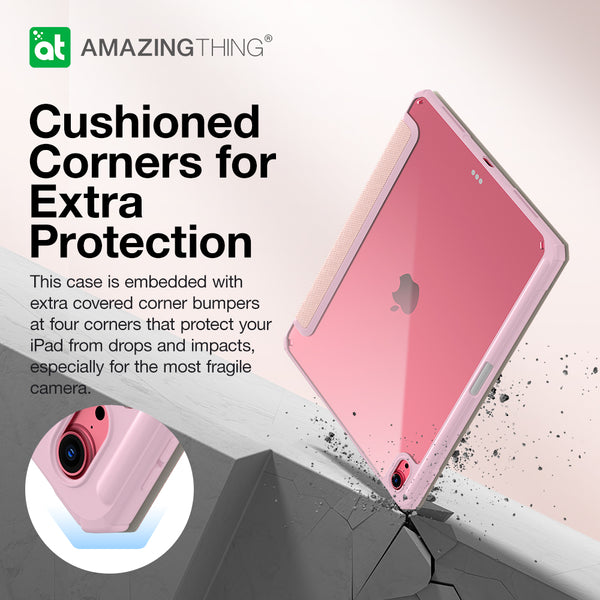 AT TITAN PRO FOLIO CASE FOR IPAD 10.9 2022 - PINK