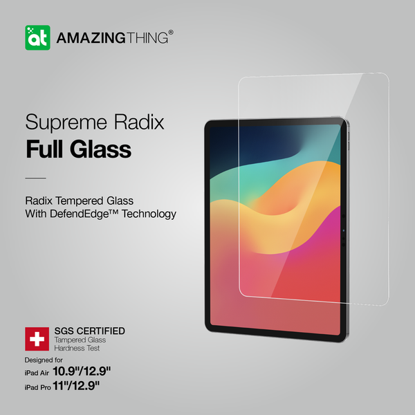 Amazingthing Radix Clear Glass iPad Pro 13 M4 - Tempered Screen Guard