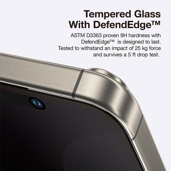 Amazingthing Radix Privacy Glass iPhone 16 - 9H Screen Protector