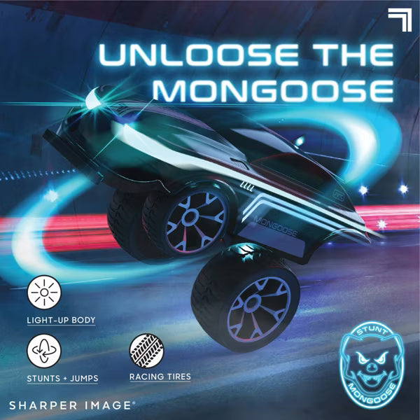 Discovery Sharper Image Toy RC STUNT MONGOOSE LED