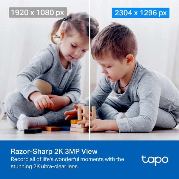 Tapo - Tc71 Pan/Tilt Home Security Wi-Fi Camera