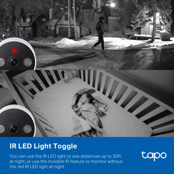 Tapo - Tapo C120 / Indoor/Outdoor Home Security Wi-Fi Camera
