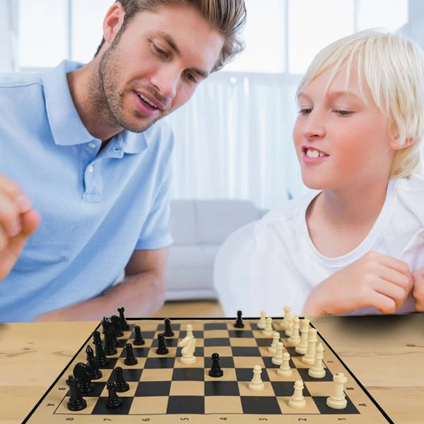 Ambassador Classic Games 2 In 1 Chess Checkers