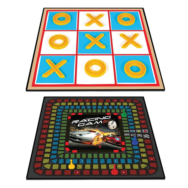 Ambassador - Classic Games - 2-in-1 Racing Game, Tic-Tac-Toe (basic)