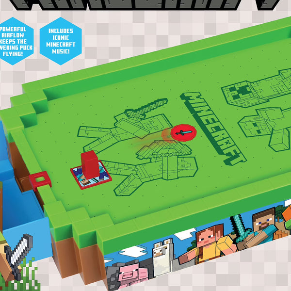 Ambassador Minecraft Arcade Air Hockey Premium Series Overworld