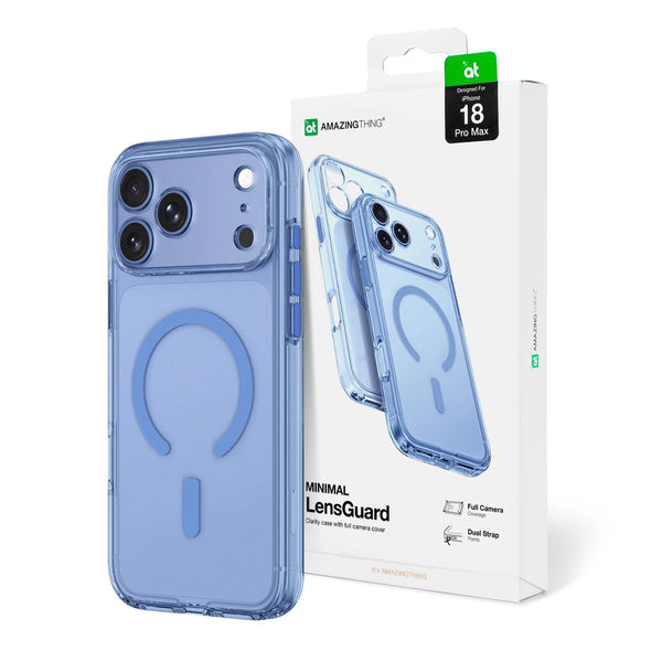 Amazingthing - Minimal Mag Lens Case For iPhone 18 Pro Max 6.9 - Blue