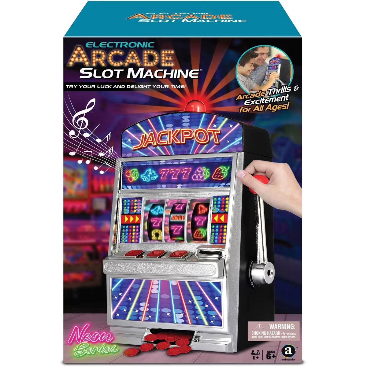 Ambassador - Arcade Slot Machine (Neon Series)
