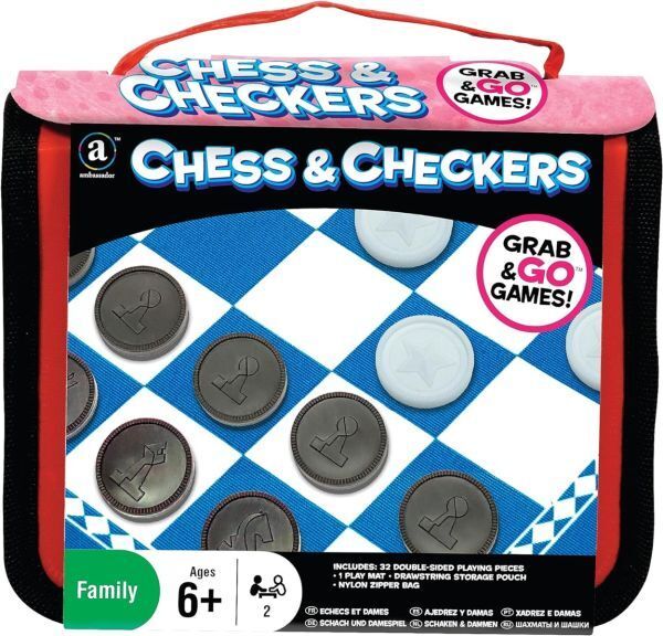 Ambassador Grab & Go Games! - Travel Chess & Checkers