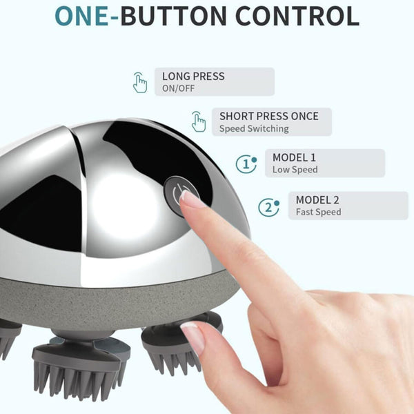 Ares - Iscalp-3 Head And Body Portable Waterproof Massager