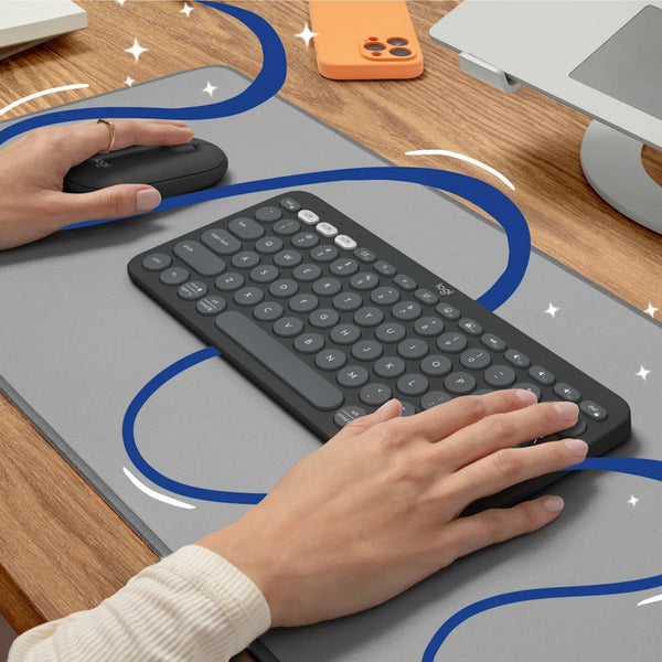 Logitech K380s Pebble Keys 2 Slim Bluetooth Keyboard – Graphite - NEW ARRIVAL