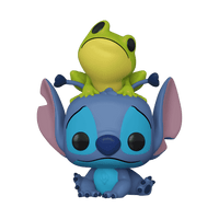 Funko Pop Disney Lilo & Stitch Stitch with Frog #986 Vinyl Figure, FYE Exclusive
