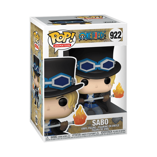 Funko Pop Animation One Piece Sabo #922 Revolutionary Army Figure, 4.5 in