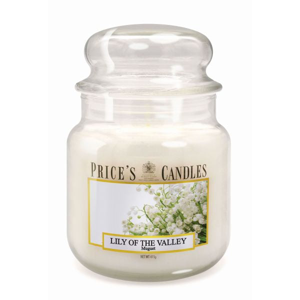 Prices M Scented Candle Jar 411G Burntime 90H Lily Of The Valley