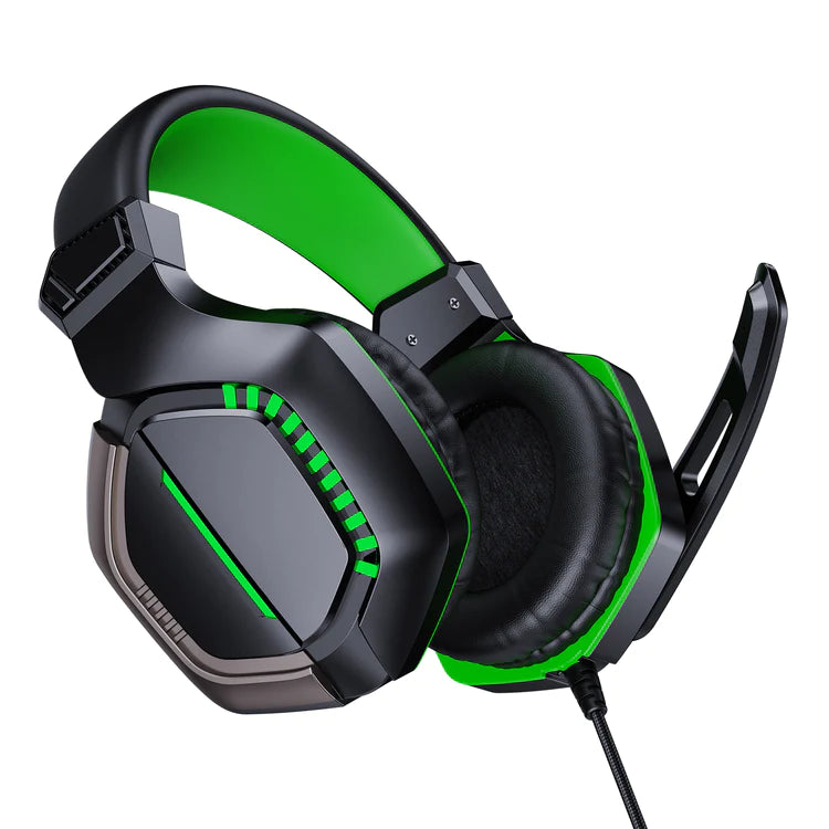 Joyroom JR-HG1 Wired gaming headset Blackish Green