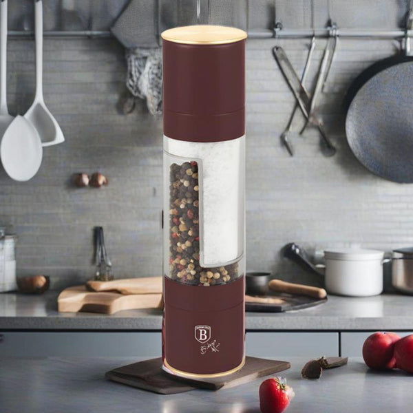 Berlinger Elect Salt/Pepper Mill 2In1 Leonardo