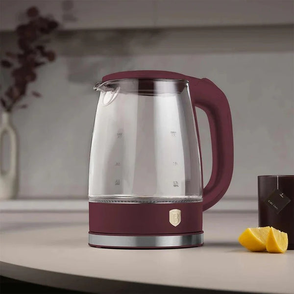 Berlinger Elect Kettle Borosilicate Gls 1.7L Leonardo