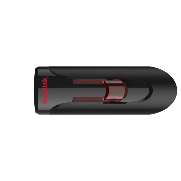 SanDisk Cruzer Glide 3.0 USB Flash Drive 64GB, USB 3.0, Retractable Connector