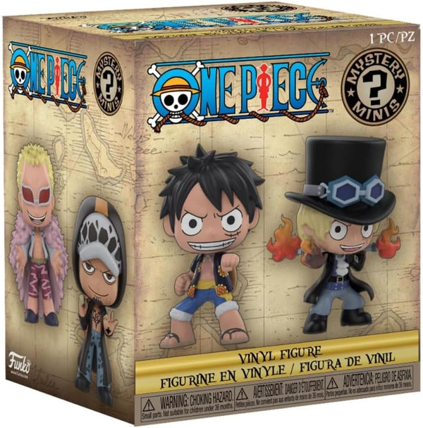 Funko - Mystery Minis! Animation: One Piece-12 Pcs- PDQ