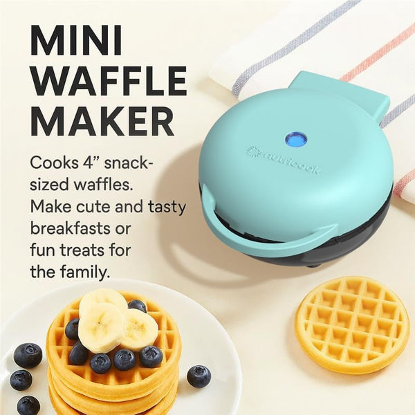 Nutricook Mini Waffle Maker -Nc-Wm100Aq Aqua Marine