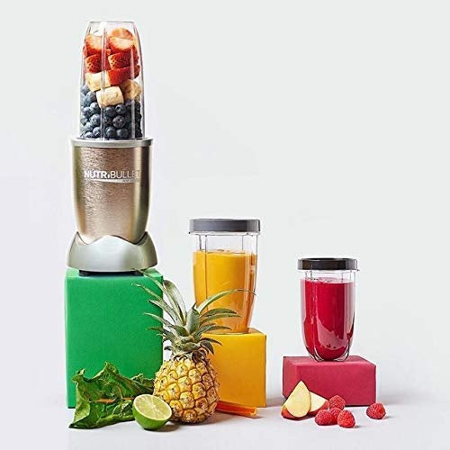 Nutribullet Pro 12-Piece High-Speed Blender Mixer System, 900 Watts, Nb9-1212 - Copper Gold