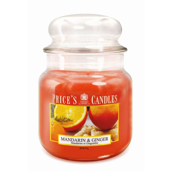 Prices M Scented Candle Jar 411G Burntime 90H Mandarin & Ginger