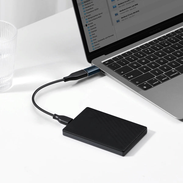 Baseus Ingenuity Series Mini Otg Adaptor Type-C To Usb-A 3.1 - Blue