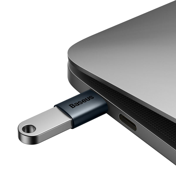 Baseus Ingenuity Series Mini Otg Adaptor Type-C To Usb-A 3.1 - Blue