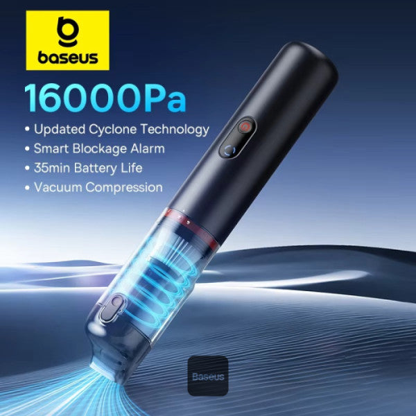 Baseus - Baseus A5 Car Vacuum Cleaner(16000Pa)Cluster Black