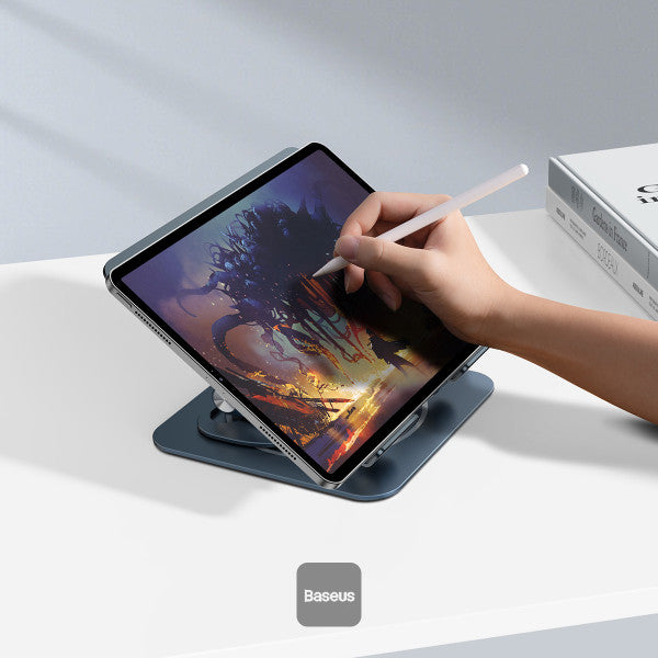 Baseus - Baseus Ultrastable Pro Series Rotatable And Foldable Laptop Stand (Three-Fold Version) Space Grey