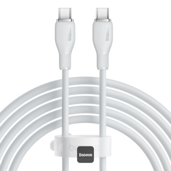 Baseus Pudding Series Fast Charging Cable Type-C To Type- C 100W 2M Stellar White