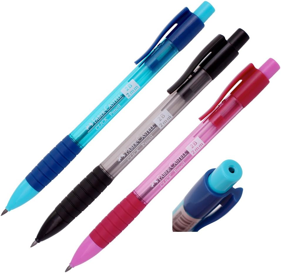Faber-Castell Click Mechanical Pencil 2 mm, Display Box of 30