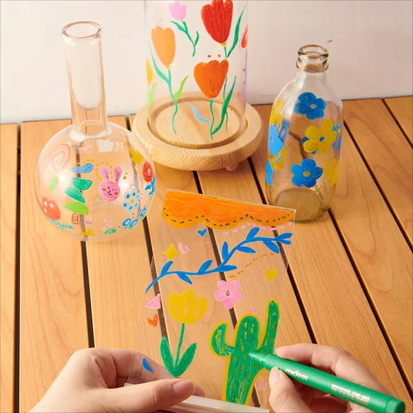 Mideer - Mideer - Acrylic Markers - Ultra-Soft Nib (12 Colors)