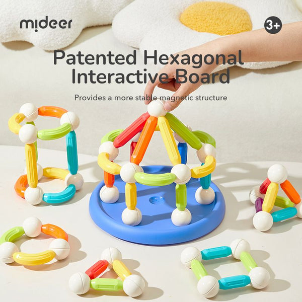 Mideer - Rainbow Magnetic Sticks-100Pcs